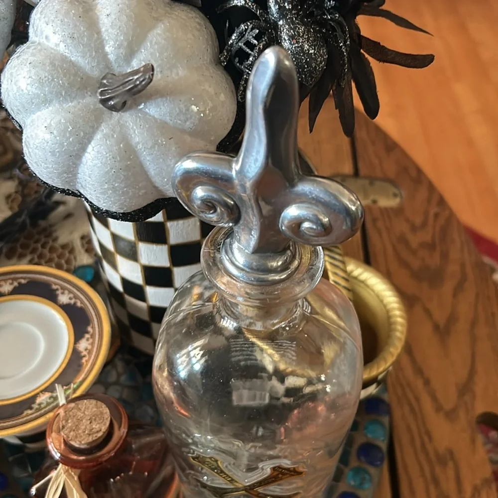 Vintage Pewter Sword Bottle Stopper